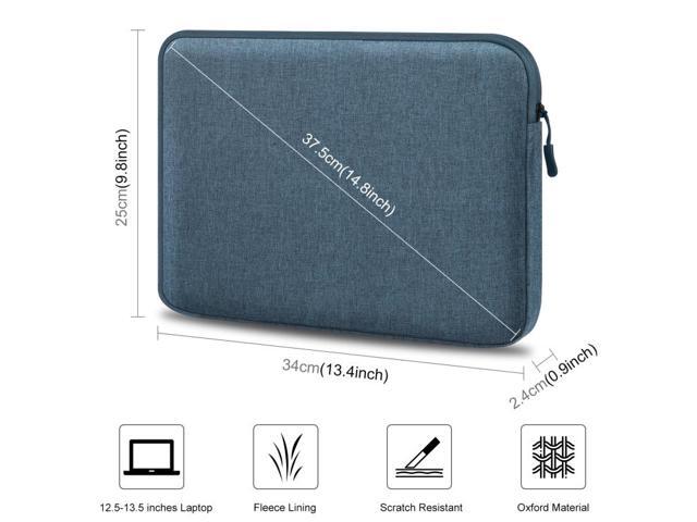HAWEEL 13 inch Laptop Sleeve Case Zipper Briefcase Bag for 12.5-13.5 inch Laptop (Grey)