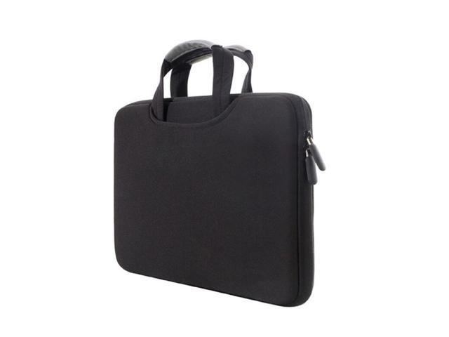 15.4 inch Portable Air Permeable Handheld Sleeve Bag for MacBook Air / Pro, and other Laptops, Size: 38x27.5x3.5cm (Black)