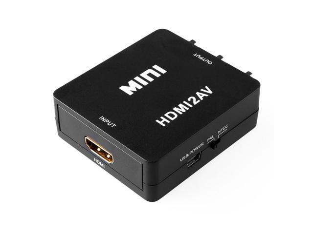 VK-126 Mini HD HDMI to AV/CVBS Video Converter Adapter