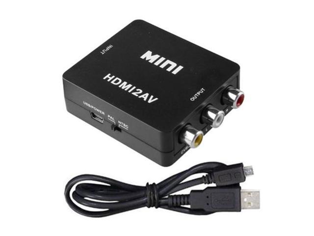 VK-126 Mini HD HDMI to AV/CVBS Video Converter Adapter