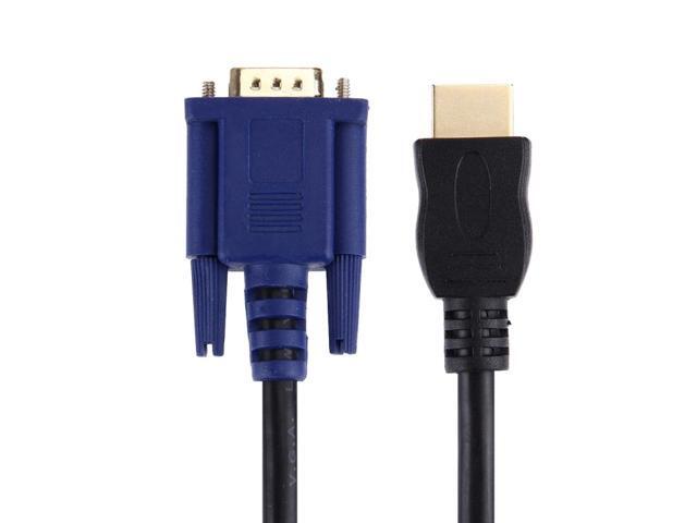 HDMI Male to VGA Male 15PIN Video Cable(Black)