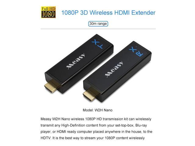 Measy W2H Nano 1080P HDMI 1.4 3D Wireless HDMI Audio Video Transmitter Receiver Extender, Transmission Distance: 30m, AU Plug