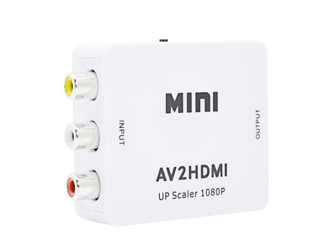 Mini CVBS/L+R Audio to HDMI Converter Adapter