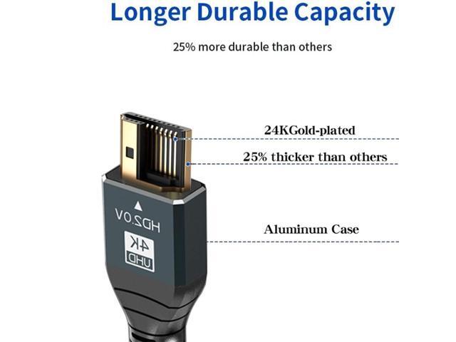 3m HDMI 2.0 Version 4K 60Hz HD Cable 3m (Grey)