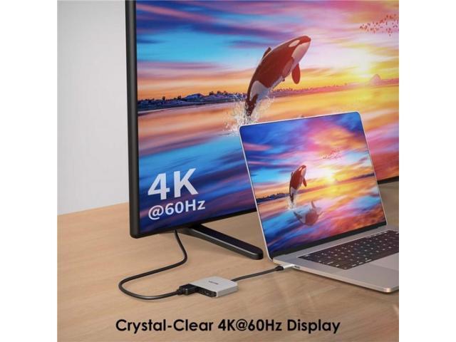 WAVLINK UHP510 Pro 87W PD Charging USB C to Dual HD Converter 4K 60Hz Monitor Adapter