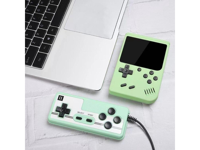 MK800 Doubles 3.0 inch Macaron Mini Handheld Game Console Built-in 800 Games MK8