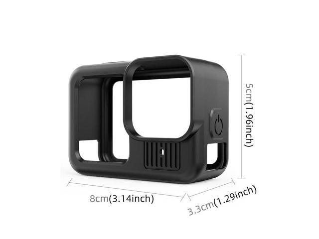 For GoPro HERO13 Black PULUZ Silicone Protective Case Side Interface Cover with Wrist Strap & Lens Cover (Black)