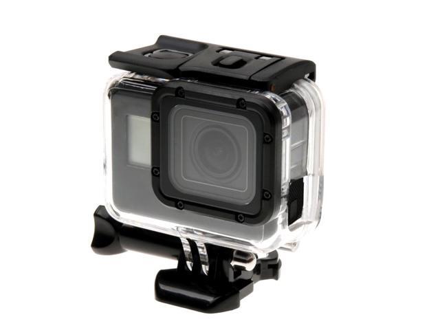 For GoPro HERO6 /5 Skeleton Housing Protective Case + Hollow Back Cover with Buckle Basic Mount & Screw, No Need to Disassemble Lens