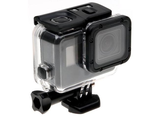 For GoPro HERO6 /5 Skeleton Housing Protective Case + Hollow Back Cover with Buckle Basic Mount & Screw, No Need to Disassemble Lens