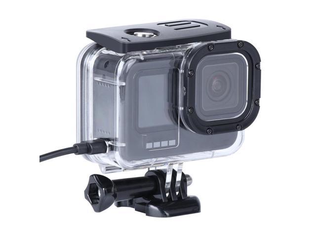 Shockproof Dustproof Housing Protective Case with Charging Hole & Buckle Basic Mount & Screw For GoPro HERO10 Black / HERO9 Black