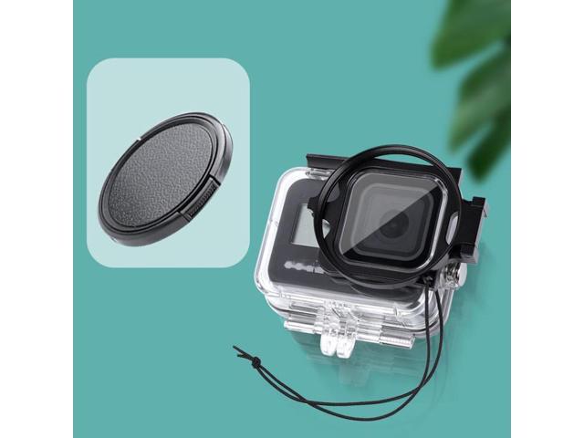 RUIGPRO for GoPro HERO8 58mm Filter Adapter Ring + Waterproof Case with Lens Cap