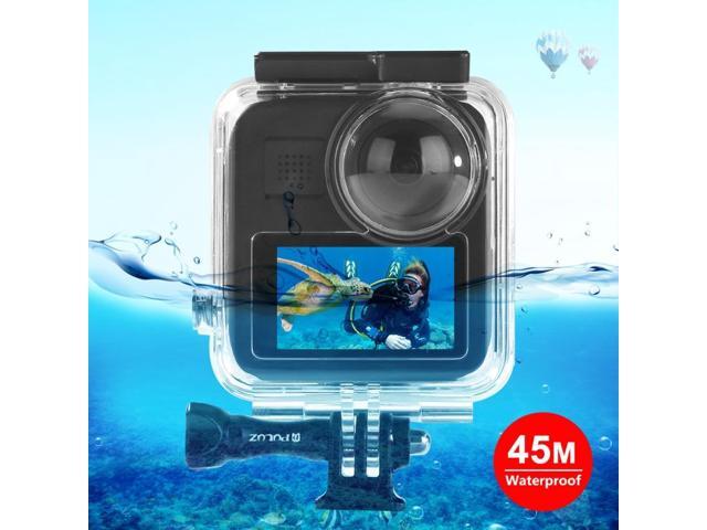 PULUZ 45m Underwater Waterproof Housing Diving Case for GoPro MAX, with Buckle Basic Mount & Screw