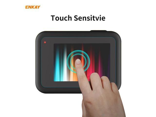 For GoPro HERO9 ENKAY Hat-Prince 3 in 1 0.2mm 9H 2.15D Protective Camera Lens and Screen Tempered Glass Film