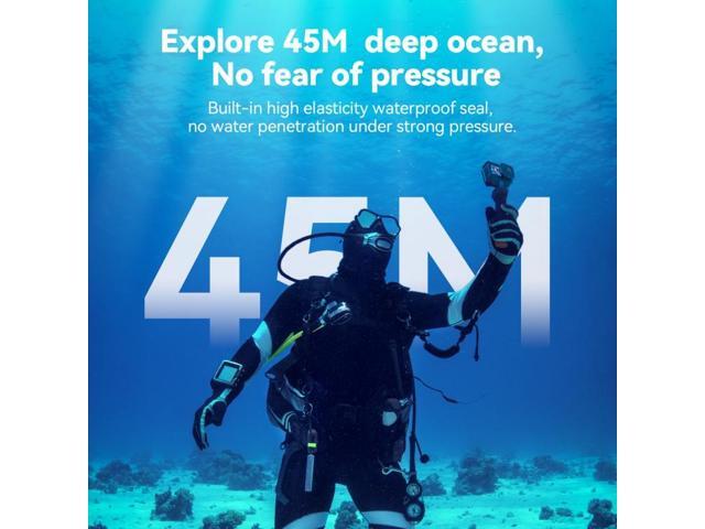 For GoPro Hero11 Black / HERO10 Black / HERO9 Black TELESIN Waterproof Case Full Scene Anti-Fog Underwater Diving Housing For GoPro Hero11 Black /...
