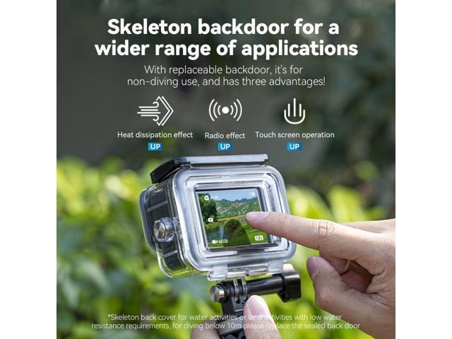 For GoPro Hero11 Black / HERO10 Black / HERO9 Black TELESIN Waterproof Case Full Scene Anti-Fog Underwater Diving Housing For GoPro Hero11 Black /...