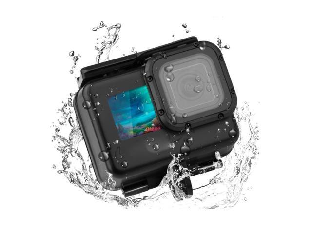 50m Waterproof Housing Protective Case with Buckle Basic Mount & Screw for GoPro HERO10 Black / HERO9 Black (Black)