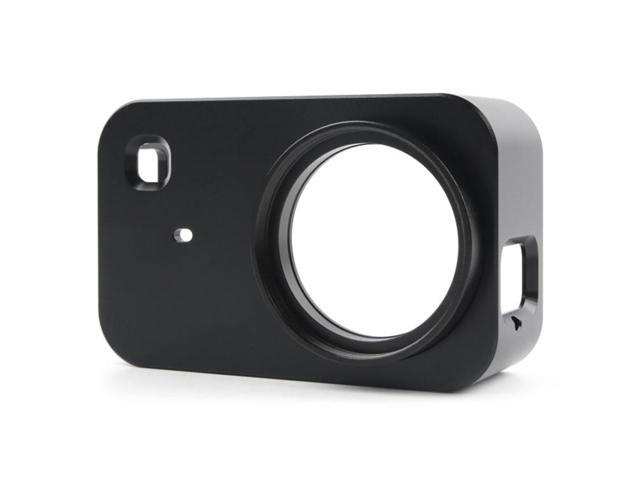 Housing Shell Aluminum Alloy Protective Cage with 37mm Filter Lens & Lens Cap & Screw for Mijia Small Camera (Black)