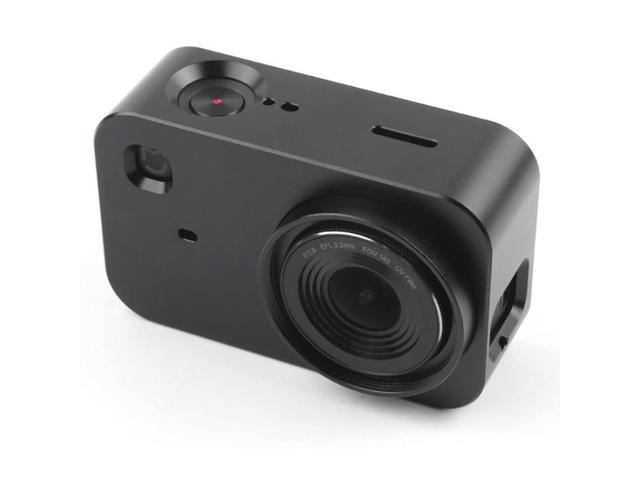 Housing Shell Aluminum Alloy Protective Cage with 37mm Filter Lens & Lens Cap & Screw for Mijia Small Camera (Black)