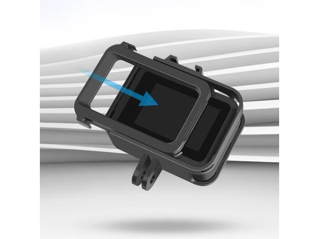 RUIGPRO for GoPro HERO8 Black Standard Border PC ABS Frame Mount Protective Case(Black)