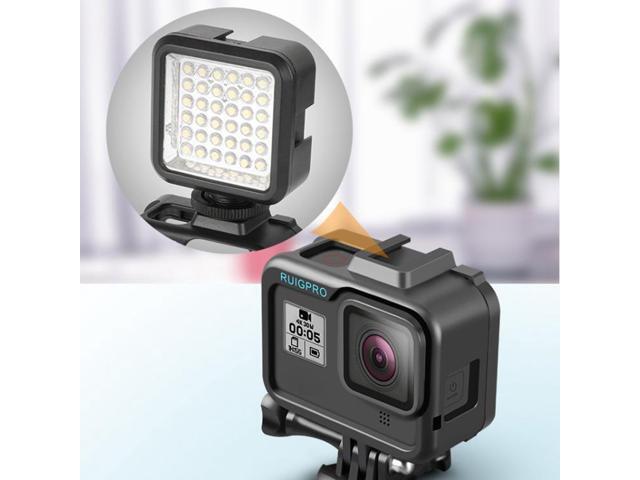 RUIGPRO for GoPro HERO8 Black Standard Border PC ABS Frame Mount Protective Case(Black)