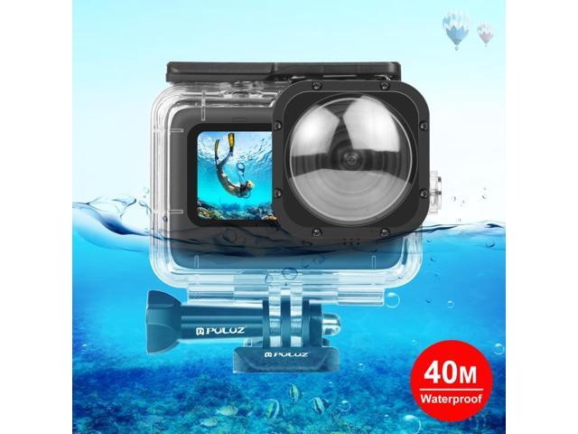 PULUZ 40m Waterproof Housing Protective Case with Buckle Basic Mount & Screw for GoPro HERO12 Black /11 Black /11 Black Mini /10 Black /9 Black Max...