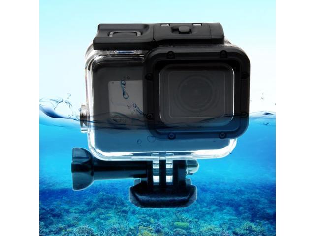 For GoPro NEW HERO /HERO6 /5 30m Waterproof Housing Protective Case + Hollow Back Cover with Buckle Basic Mount & Screw, No Need to Disassemble...