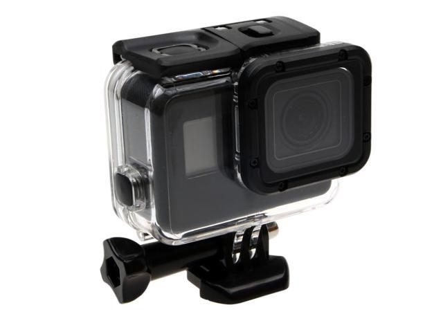 For GoPro NEW HERO /HERO6 /5 30m Waterproof Housing Protective Case + Hollow Back Cover with Buckle Basic Mount & Screw, No Need to Disassemble...