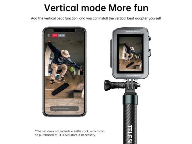 TELESIN Aluminium Alloy Frame Case For GoPro Hero11 Black / HERO10 Black / HERO9 Black,Spec: Regular Models Regular Models