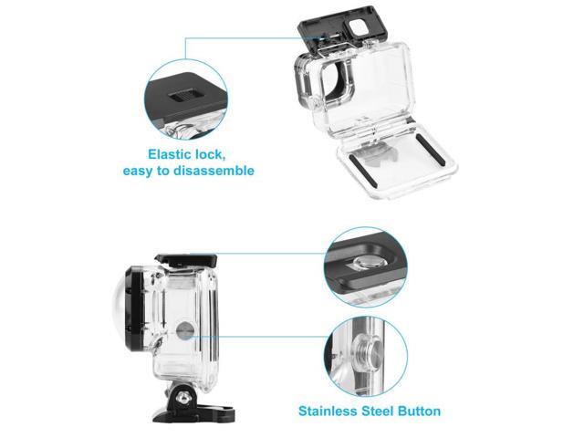 PULUZ 40m Waterproof Housing Protective Case with Buckle Basic Mount & Screw for GoPro HERO12 Black /11 Black /11 Black Mini /10 Black /9 Black Max...