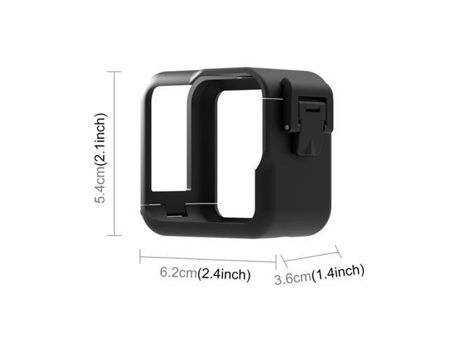 For GoPro Hero11 Black Mini PULUZ PC Plastic Border Frame with Buckle Basic Mount & Screw(Black)