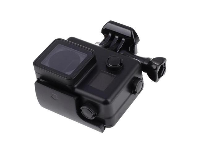 Black Edition Waterproof Housing Protective Case with Buckle Basic Mount for GoPro HERO4 /3+, Waterproof Depth: 10m(Black)