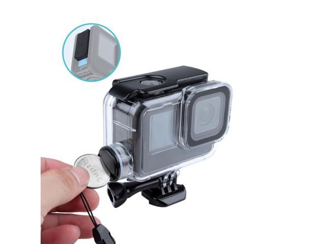 For GoPro HERO10 Black / HERO9 Black 30m Charging Waterproof Housing Case with Buckle Basic Mount & Screw