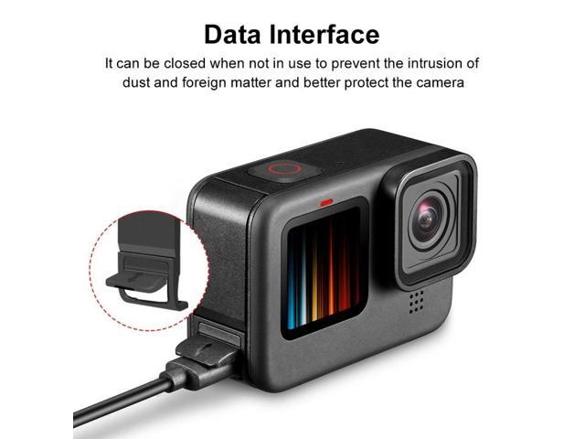 PULUZ POM Plastic Battery Side Interface Cover for GoPro HERO13 Black /12 Black /11 Black /10 Black /9 BlackBlack)