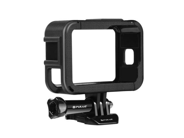 PULUZ Chargeable PA Frame Mount Cage with Cold Shoe Base Slot for GoPro HERO13 Black /12 Black /11 Black /11 Black Mini /10 Black /9 BlackBlack)