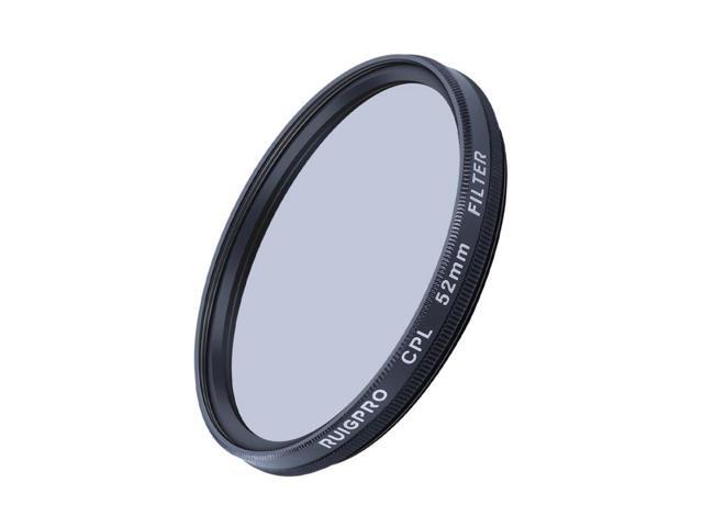 RUIGPRO for GoPro HERO10 Black / HERO9 Black Professional 52mm CPL Lens Filter with Filter Adapter Ring & Lens Cap