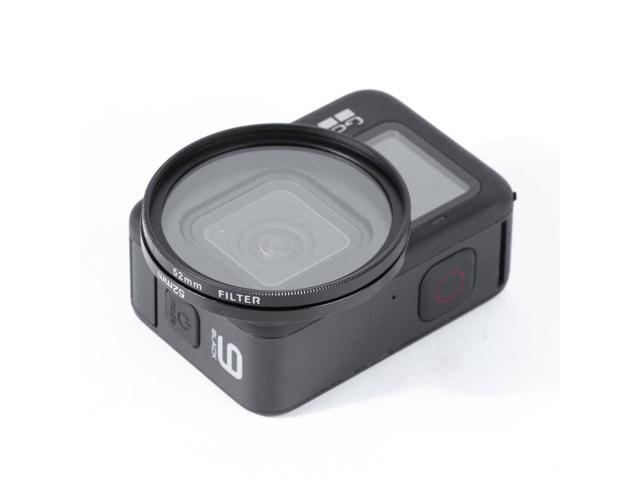 RUIGPRO for GoPro HERO10 Black / HERO9 Black Professional 52mm CPL Lens Filter with Filter Adapter Ring & Lens Cap