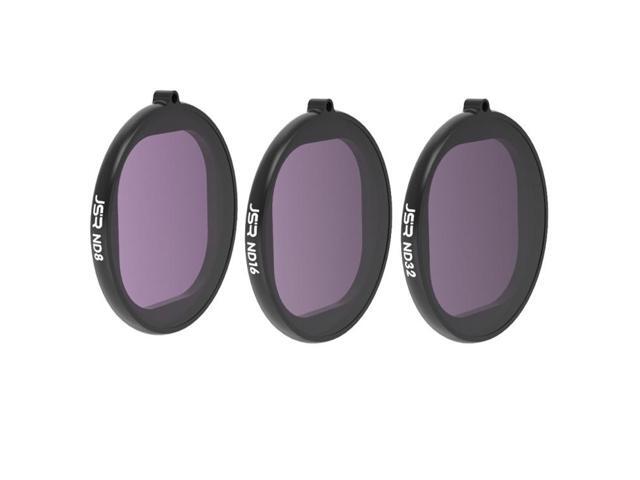 JSR Round Housing 3 in 1 ND8+ND16+ND32 Lens Filter for GoPro HERO8 Black