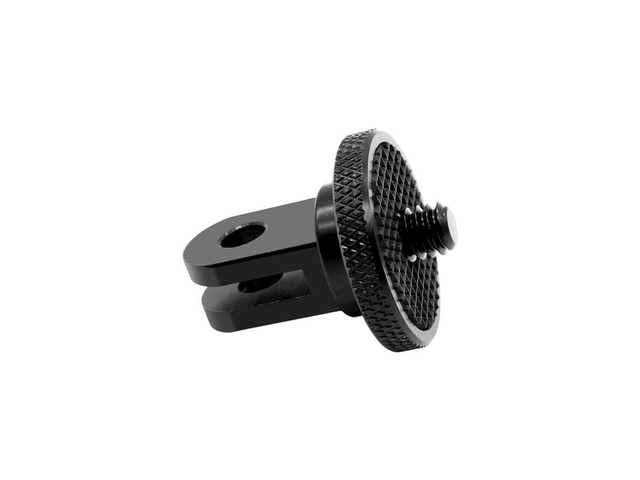 PULUZ 1/4 inch Screw Metal Tripod Mount Action Camera Adapter (Black)