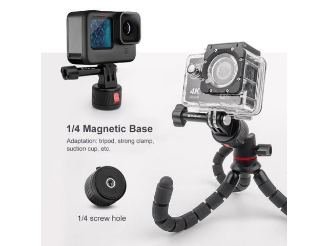 PULUZ Action Camera 1/4 inch Magnetic Base Adapter (Black)
