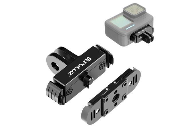 PULUZ Quick Release Magnetic Folding Finger Base Mount for GoPro HERO12 Black /11 Black /11 Black mini /10 Black /9 Black /8 Black / Max (Black)