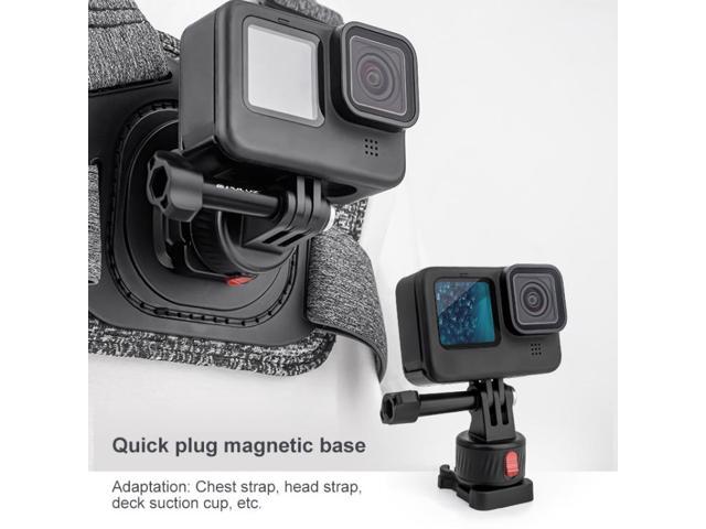 PULUZ Action Camera Quick Release Magnetic Base Adapter (Black)