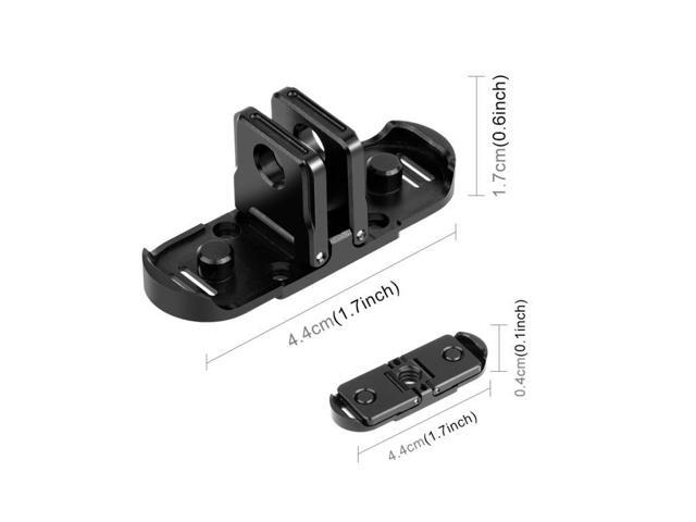 PULUZ Quick Release Magnetic Folding Base Adapter for GoPro HERO12 Black /11 Black /11 Black mini /10 Black /9 Black /8 Black / Max (Black)