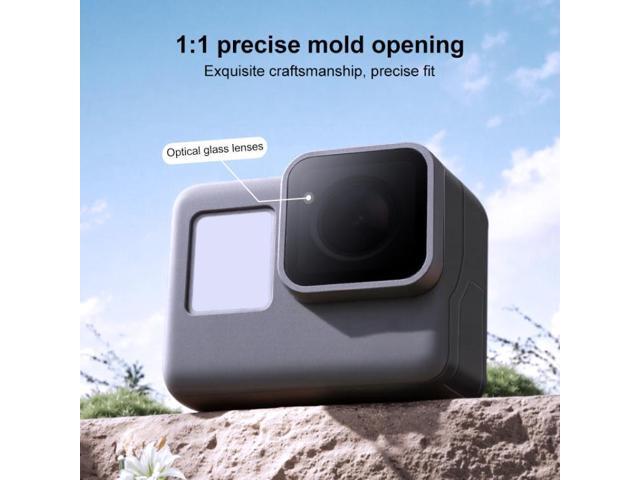 For GoPro HERO7 /6 Black /5 Black UV Protective Lens Repair Part(Black)