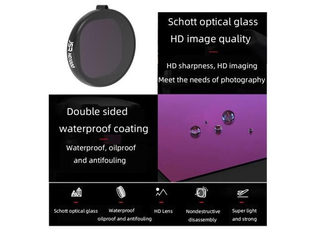JSR Round Housing ND1000 Lens Filter for GoPro HERO8 Black