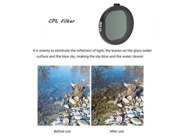 JSR Round Housing CPL Lens Filter for GoPro HERO8 Black