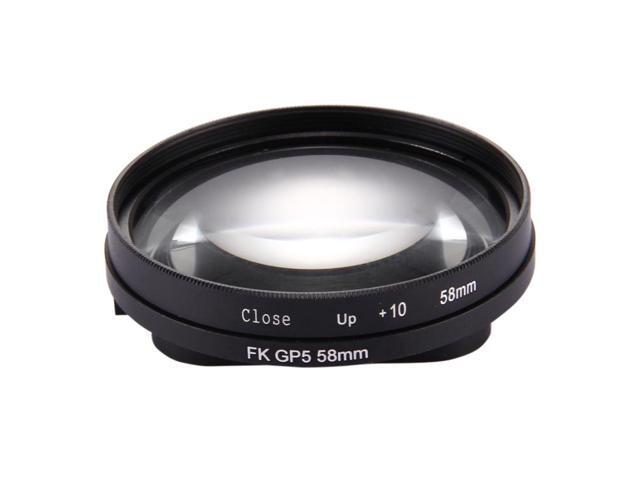 58mm 2 in 1 10X Close-Up Lens Filter for GoPro HERO7 Black/6 /5
