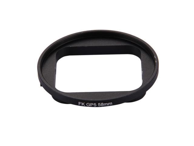 58mm 3 in 1 Round Circle UV Lens Filter with Cap for GoPro HERO7 Black/6 /5