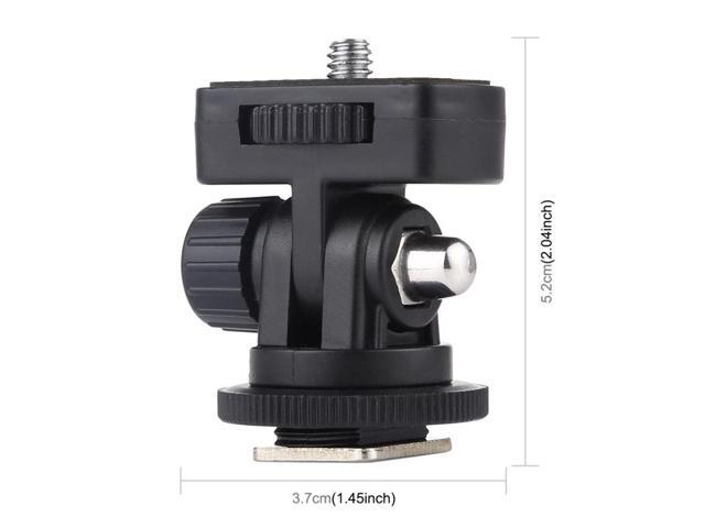 PULUZ 1/4 inch Screw Thread Cold Shoe Tripod Mount Adapter