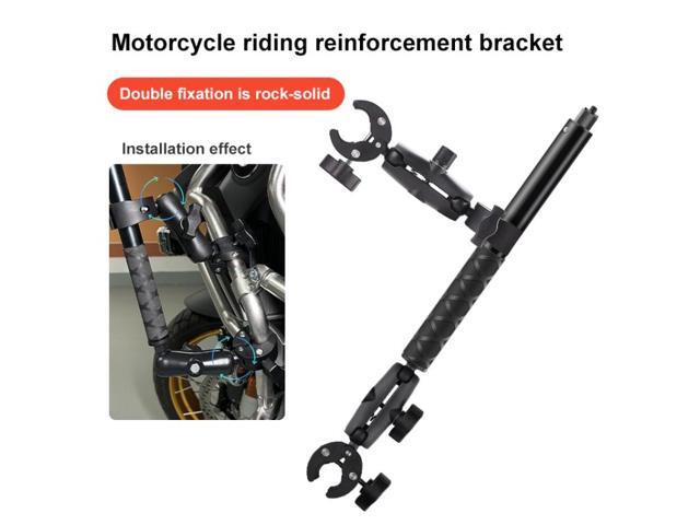 Motorcycle Dualheads Crab Clamp Handlebar Fixed Mount Holder