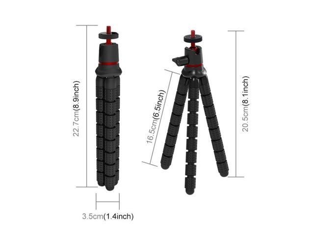 PULUZ Mini Octopus Flexible Tripod Holder with Remote Control for SLR Cameras, GoPro, Cellphone